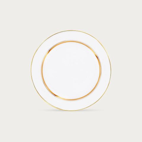  Đĩa tròn cỡ nhỏ đường kính 16,2cm lót bát (chén) cơm sứ trắng | Noritake Gloria L553L - 91312 