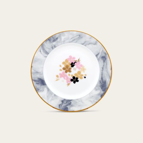  Đĩa tròn cỡ nhỏ đường kính 16,7cm lót bát (chén) cơm sứ xương | Noritake Moonlit Blossoms 4969L - 97212 