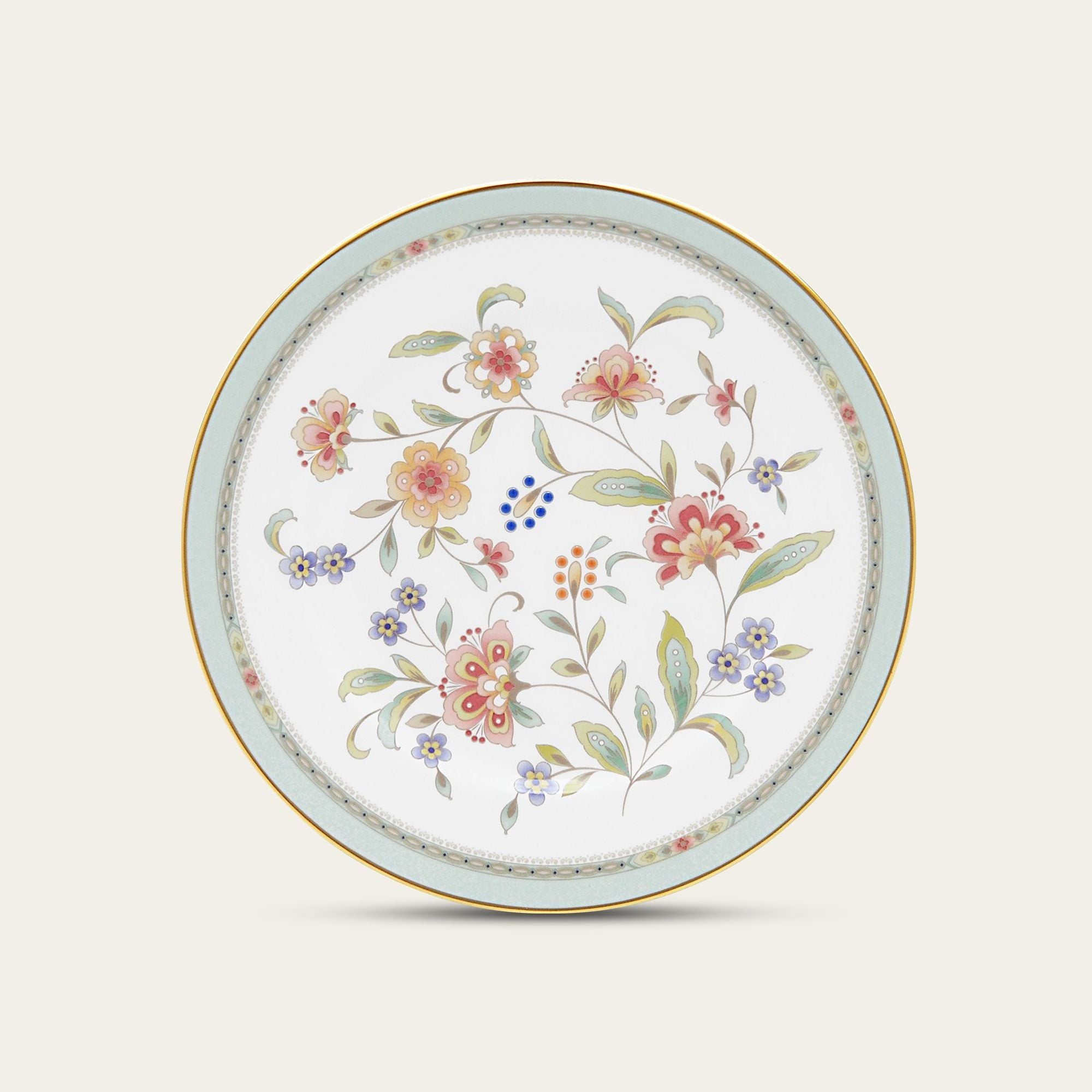 Đĩa tròn cỡ vừa đường kính 21,2cm sứ xương | Noritake Primrose 4909L - 97211