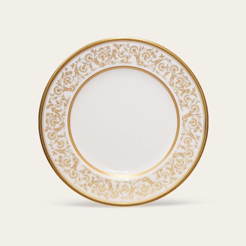  Đĩa tròn cỡ vừa đường kính 21,9cm sứ xương | Noritake Summit Gold 4912L - 97311 