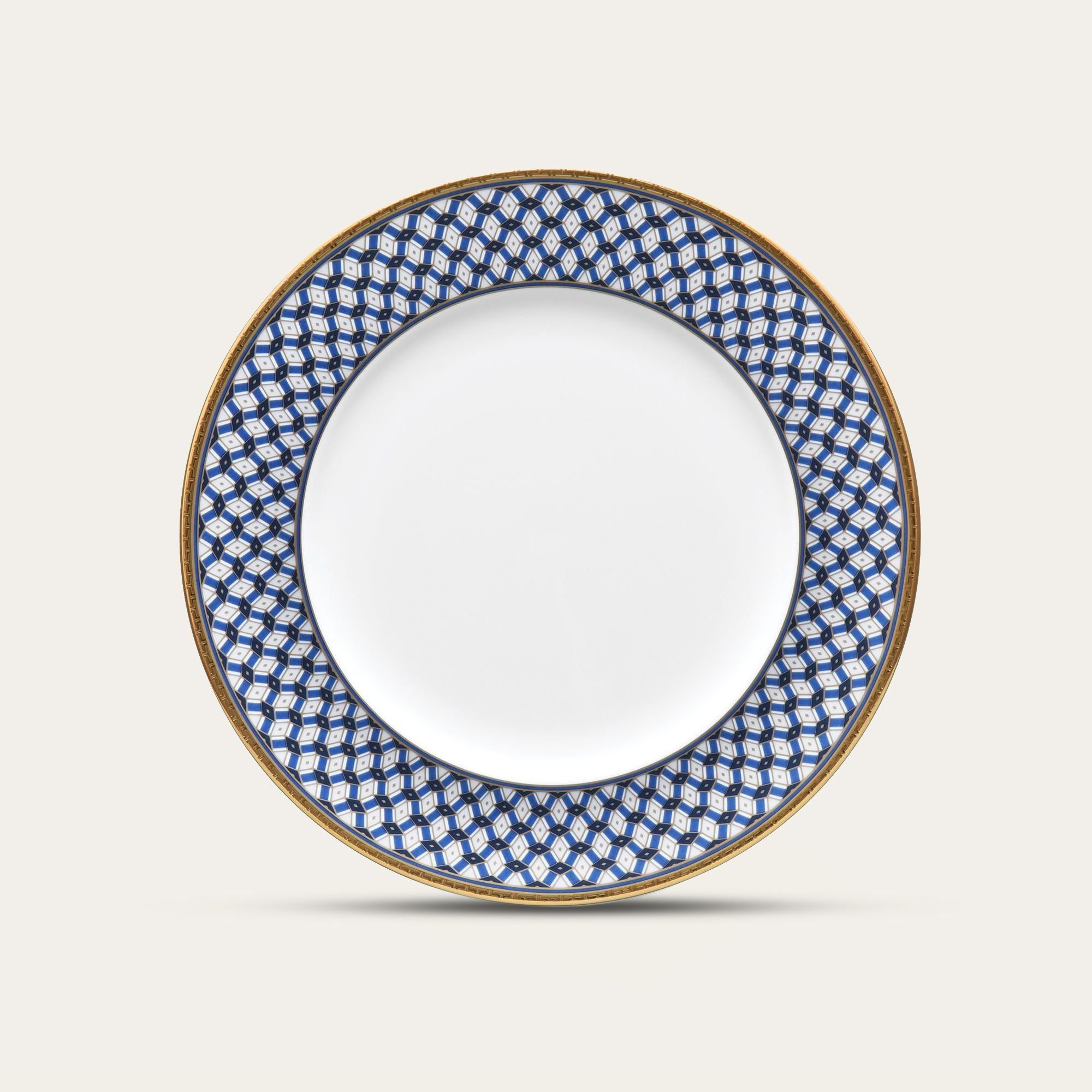 Đĩa tròn cỡ vừa đường kính 21,9cm sứ xương | Noritake Blueshire 4944L - 97311