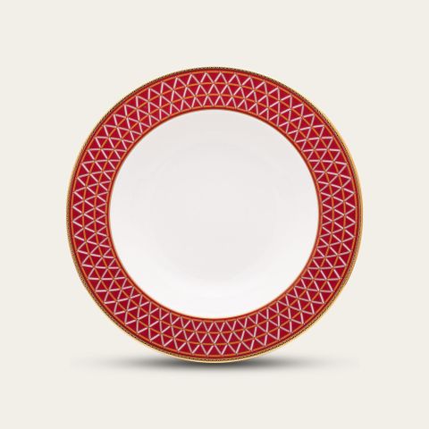  Đĩa tròn cỡ vừa đường kính 21,9cm sứ xương | Noritake Crochet 4966L - 97311 