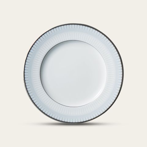  Đĩa tròn cỡ vừa đường kính 21,9cm sứ xương | Noritake Bogart Platinum 4958L - 97311 