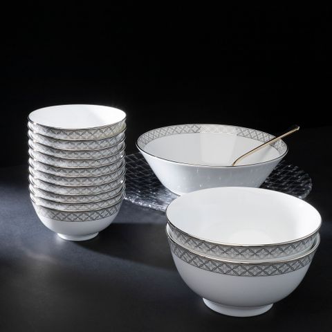  Bát canh (tô canh) tròn 22,2cm dung tích 1.400ml sứ trắng | Noritake City Table 1788L - 91008 