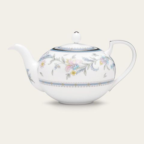  Ấm trà (bình trà) dung tích 1.150ml sứ xương | Noritake Jardin Fleuri 4910L - 59533A 