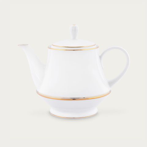  Ấm trà (bình trà) dung tích 1.200ml sứ trắng | Noritake Gloria L553L - 91123 