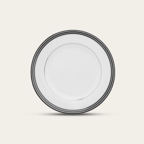 Đĩa tròn cỡ nhỏ đường kính 16,7cm sứ xương | Noritake Bogart Platinum 4958L - 97212 