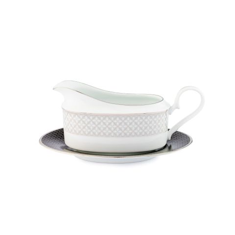  Bình (hũ) đựng nước xốt dung tích 500ml kèm đĩa lót | Noritake City Table 1788L - 91048 