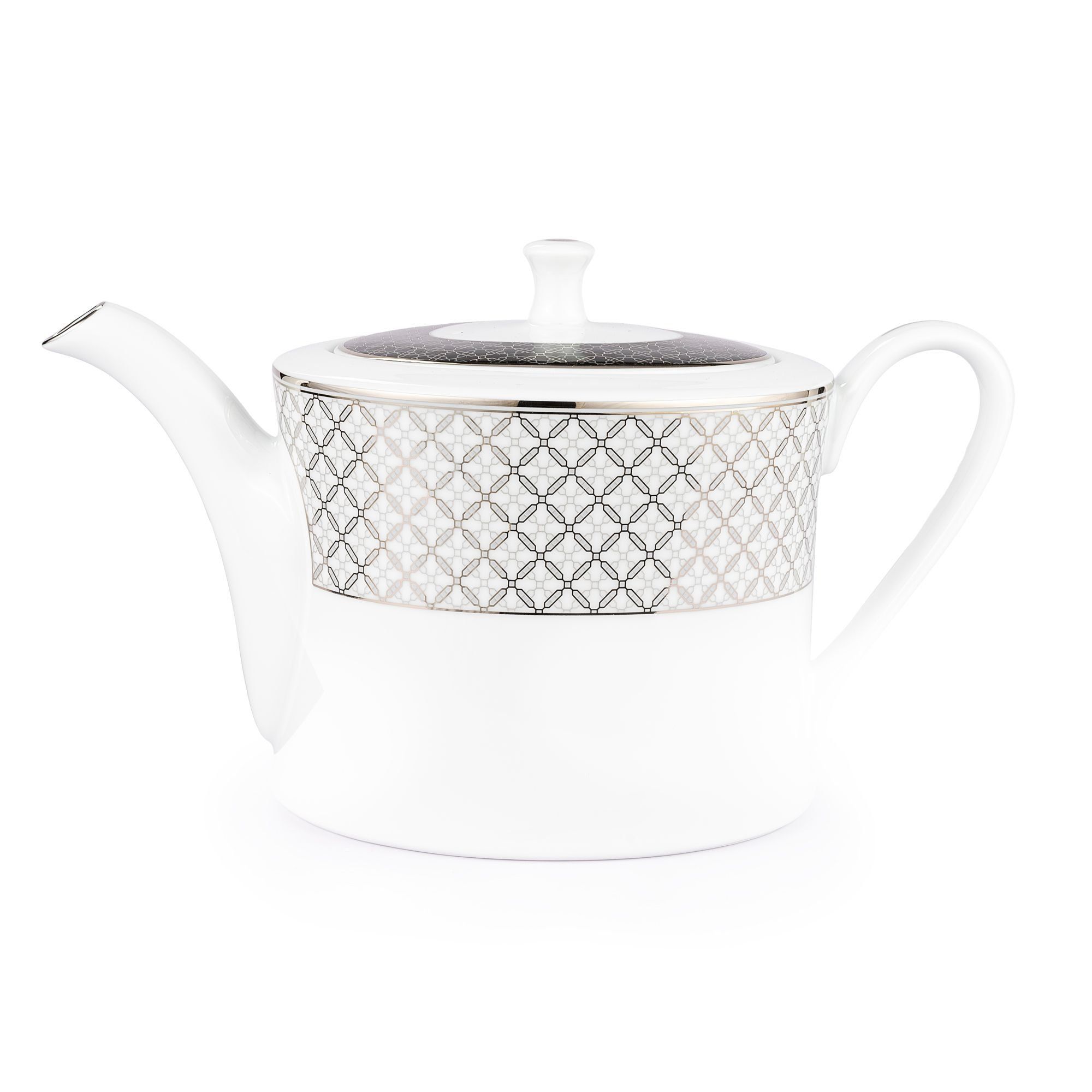 Ấm trà (bình trà) dung tích 1.500ml sứ trắng | Noritake City Table 1788L - 91023