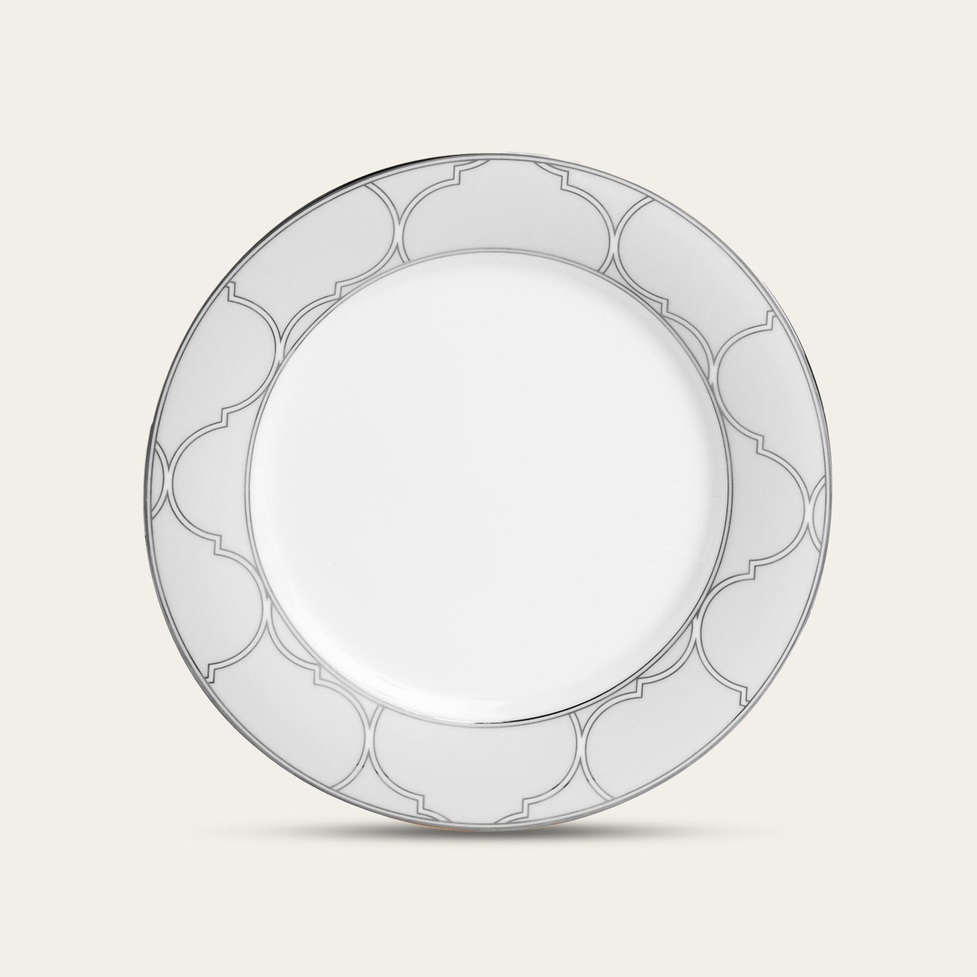 Đĩa tròn cỡ vừa (loại đặc biệt) đường kính 23,1cm sứ trắng | Noritake Eternal Palace 1717L - 91316