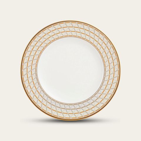  Đĩa tròn cỡ vừa (loại đặc biệt) đường kính 24,5cm sứ xương | Noritake Crochet 4966-1L - 97316 