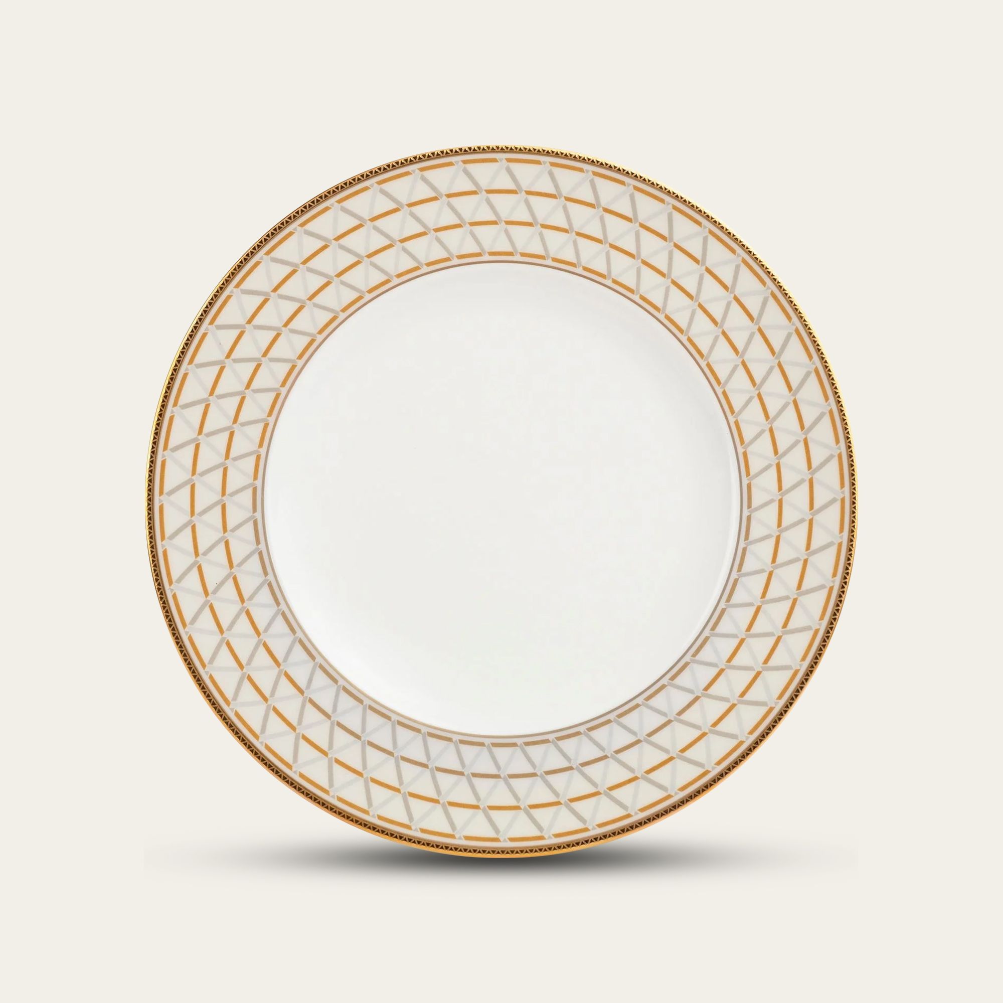 Đĩa tròn cỡ vừa (loại đặc biệt) đường kính 24,5cm sứ xương | Noritake Crochet 4966-1L - 97316