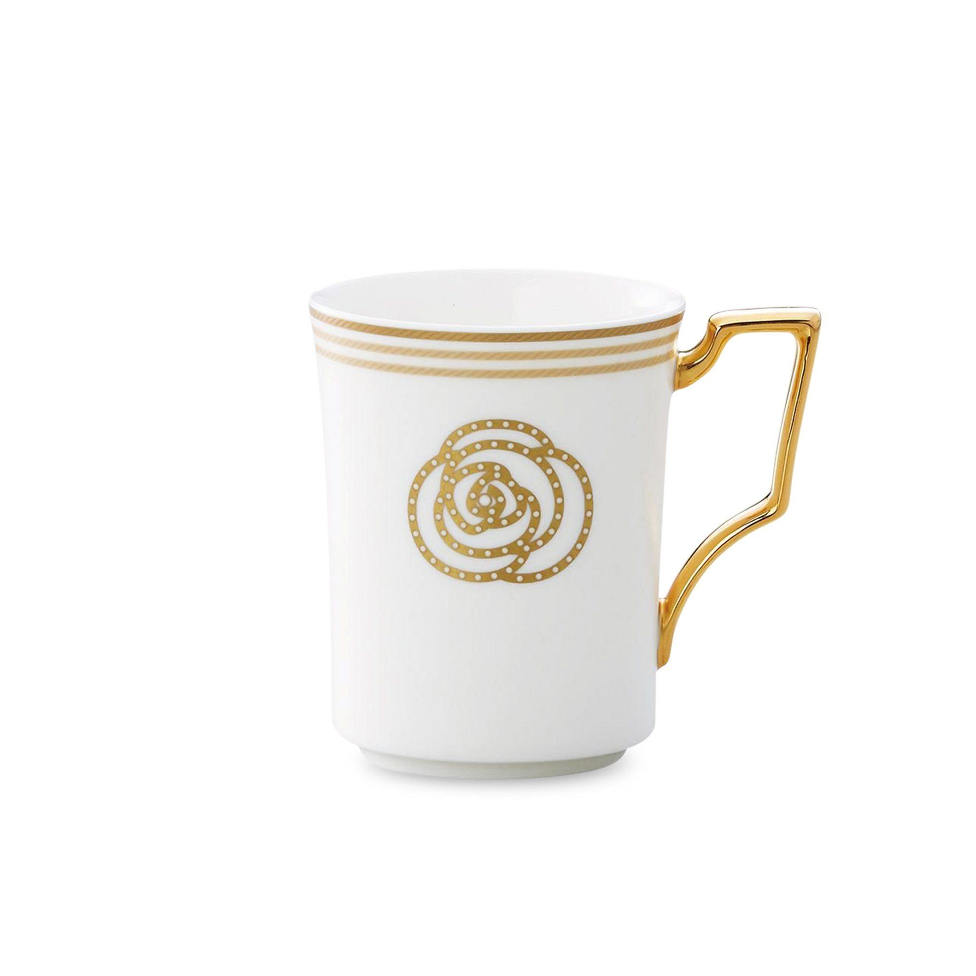 Cốc (ly) uống nước, cà phê (đặc biệt - Trắng) 330ml sứ xương | Noritake Aidan Gold 4941-2L - T93655