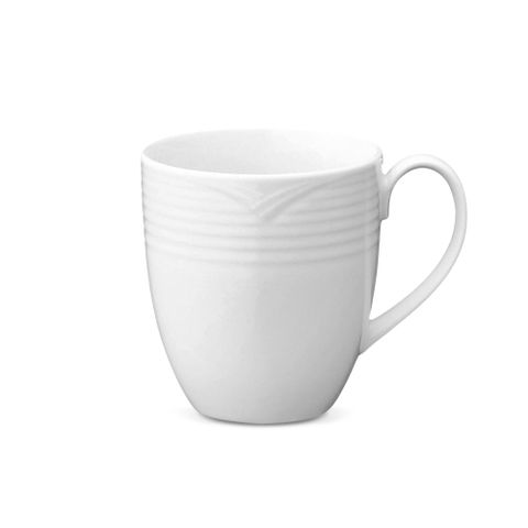  Cốc (ly) uống nước, cà phê dung tích 470ml sứ trắng | Noritake Arctic White 4000L - 91557C 