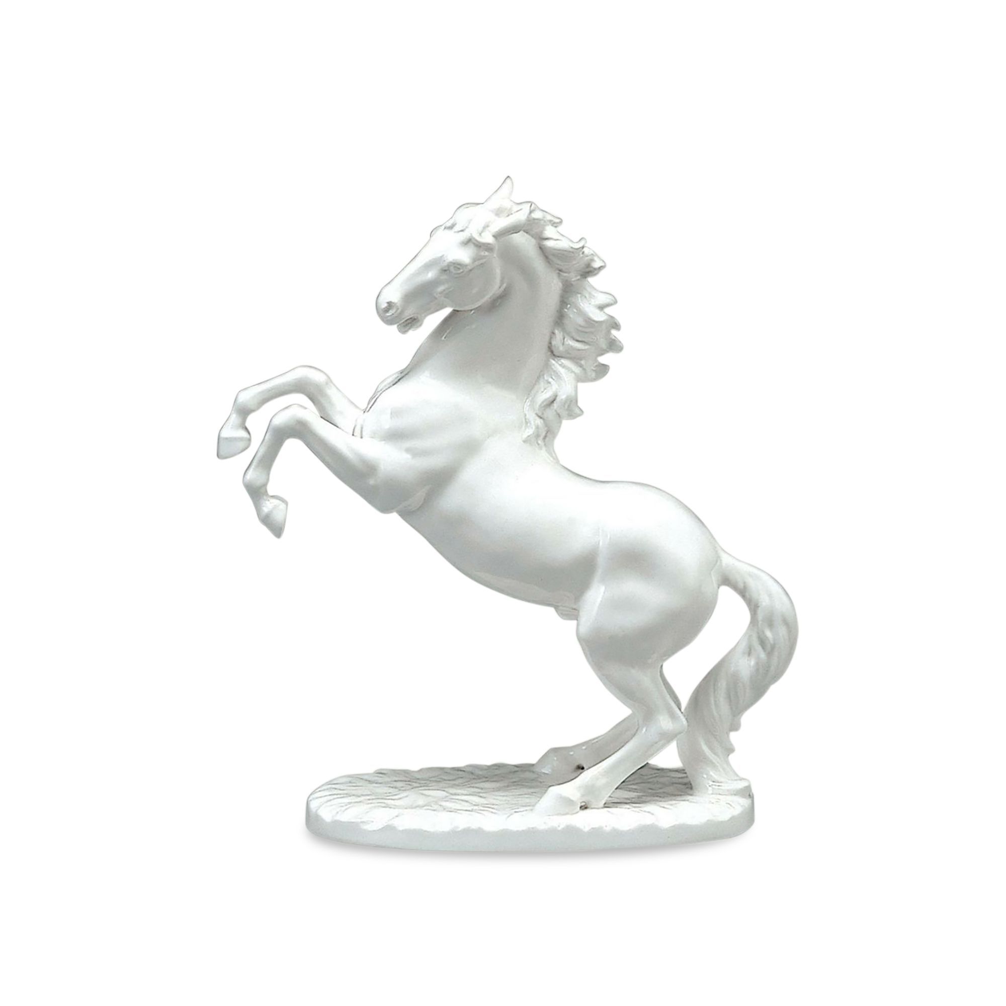 Tượng sứ Nhất Mã Phi Thiên (Bạch Mã) cao 26cm sứ xương Nhật Bản | Noritake Figurine Prancing Horse B900 - T54514