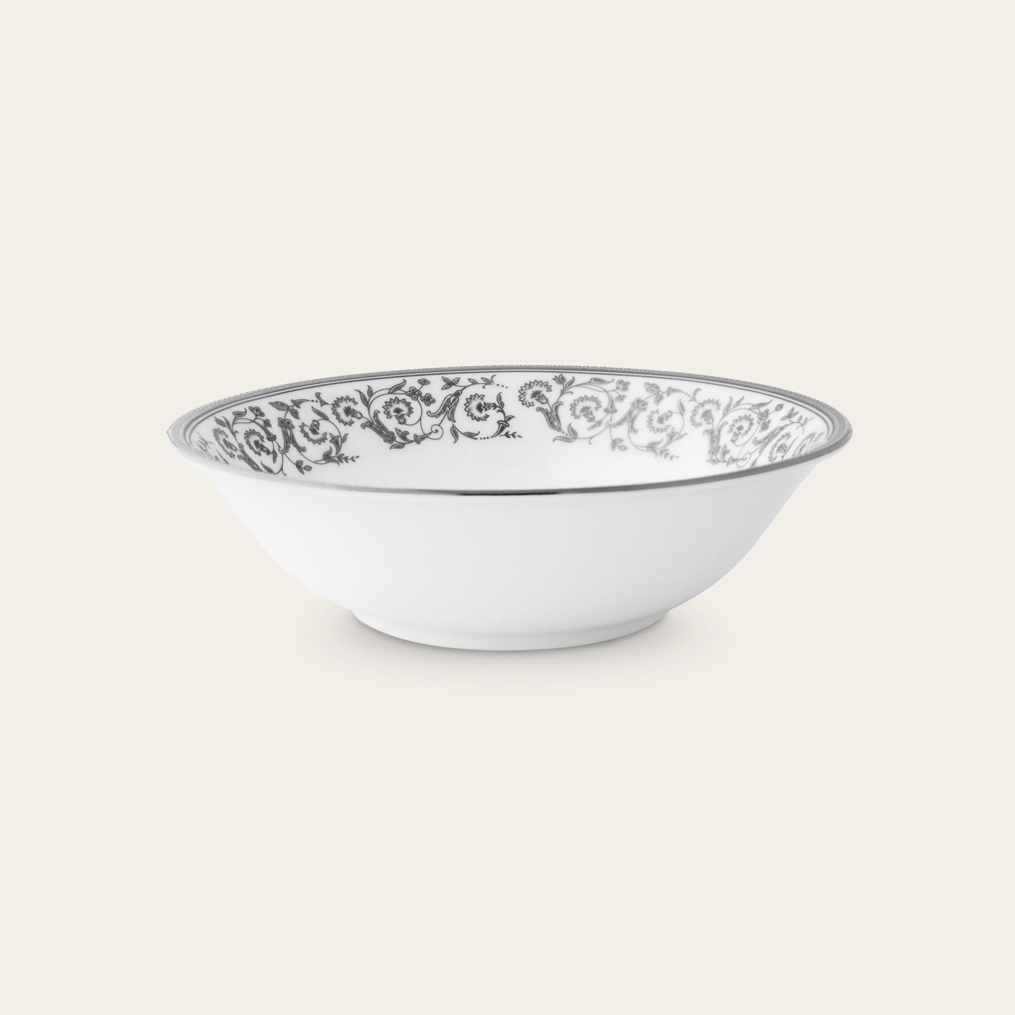 Bát (tô) đa năng 16,7cm dung tích 460ml đựng soup, đồ chiên xào sứ xương | Noritake Summit Platinum 4919L - 93507