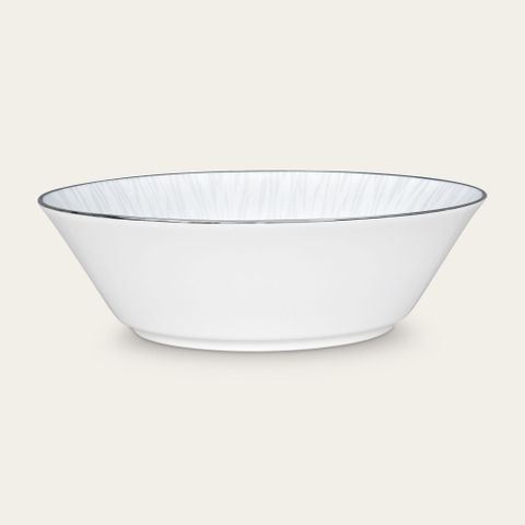  Bát canh (tô canh) tròn 22,2cm dung tích 1.400ml sứ trắng | Noritake Glacier Platinum 1702L - 91008 