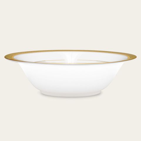  Bát canh (tô canh) tròn 24,4cm dung tích 1.120ml sứ xương | Noritake Summit Gold 4912L - 97208 