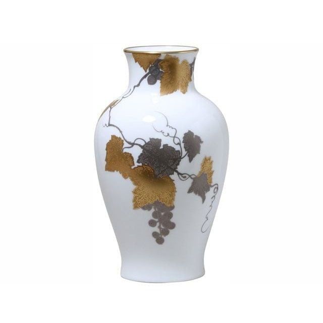 Bình hoa Okura "Nho vàng" cao 36cm màu trắng | Okura Gold Grape 1276 - 12A
