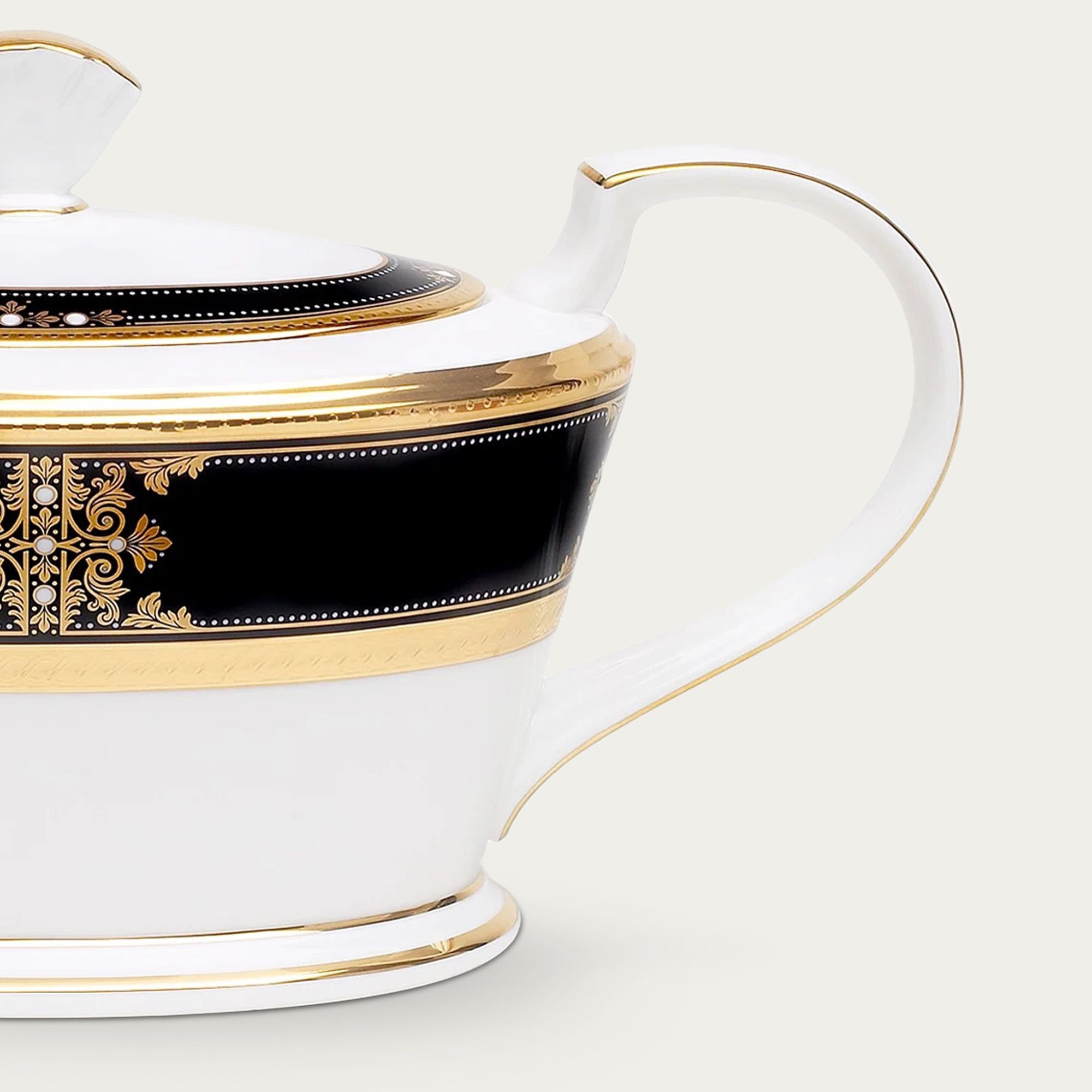 Ấm trà (bình trà) dung tích 1.440ml sứ xương Nhật Bản | Noritake Evening Majesty 4818J - 59523