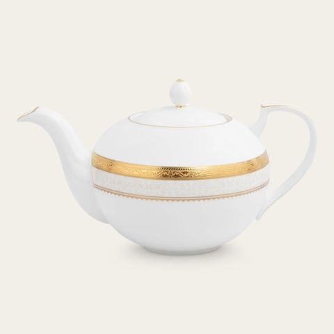  Ấm trà (bình trà) dung tích 1.150ml sứ xương | Noritake Odessa Gold 4874L - 59533A 