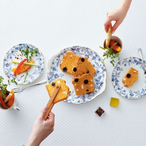  Đĩa tròn đường kính 18,5cm sứ xương | Noritake Blue Sorrentino 4562L - 59315A 