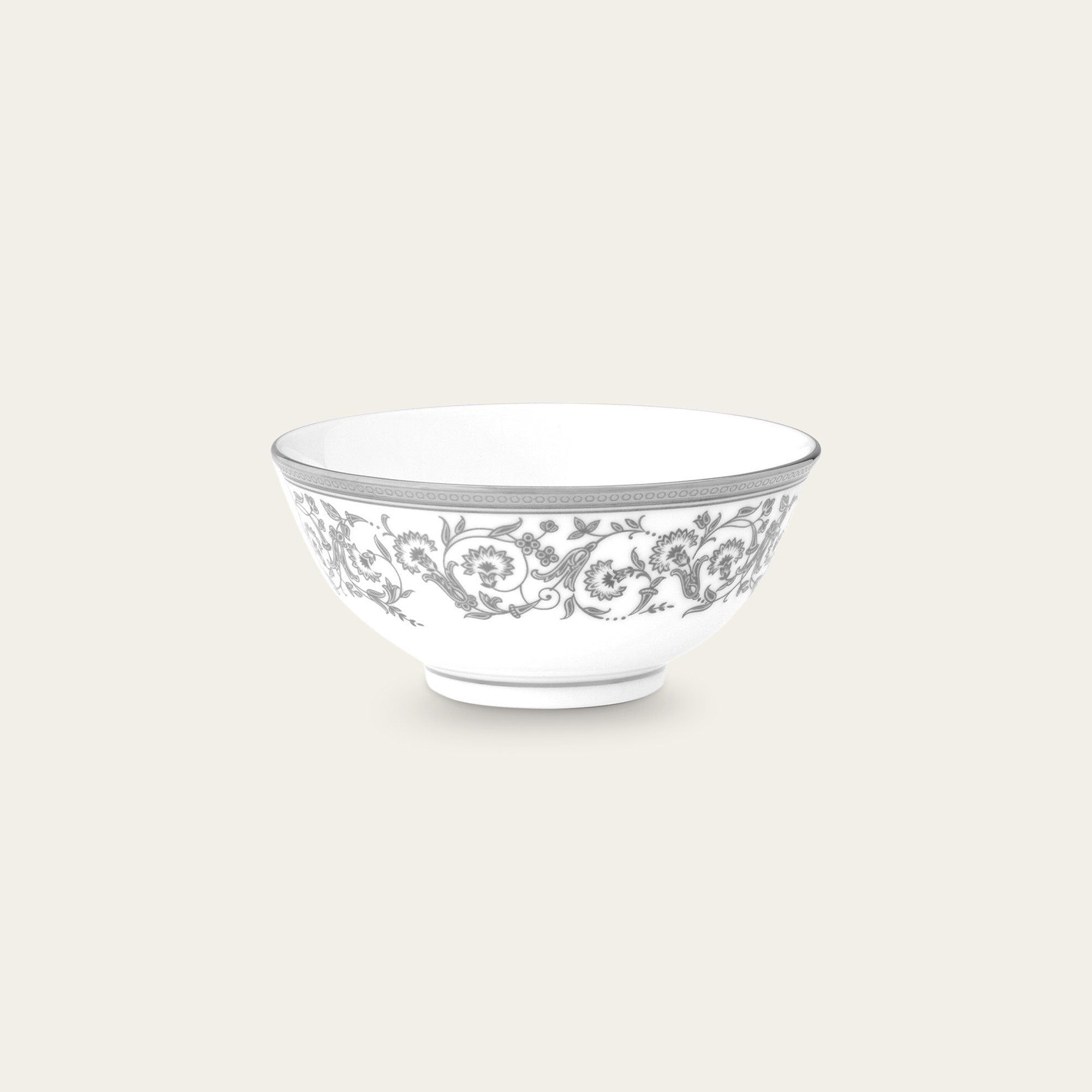 Bát cơm (chén cơm) 11,6cm dung tích 280ml sứ xương | Noritake Summit Platinum 4919L - 50182A