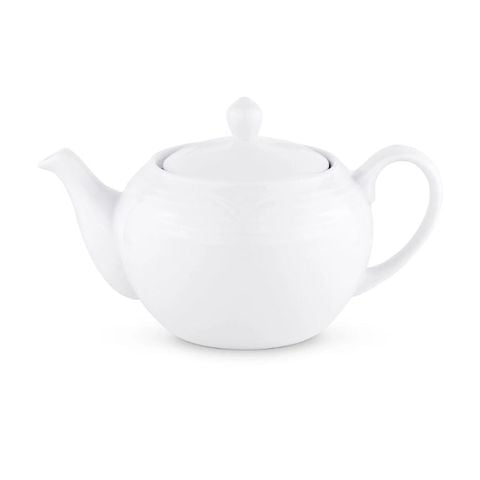  Ấm trà (bình trà) dung tích 1.140ml sứ trắng | Noritake Arctic White 4000L - 91583 