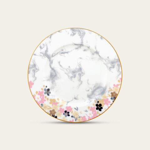  Đĩa tròn cỡ vừa đường kính 23,4cm sứ xương | Noritake Moonlit Blossoms 4969L - 97216 