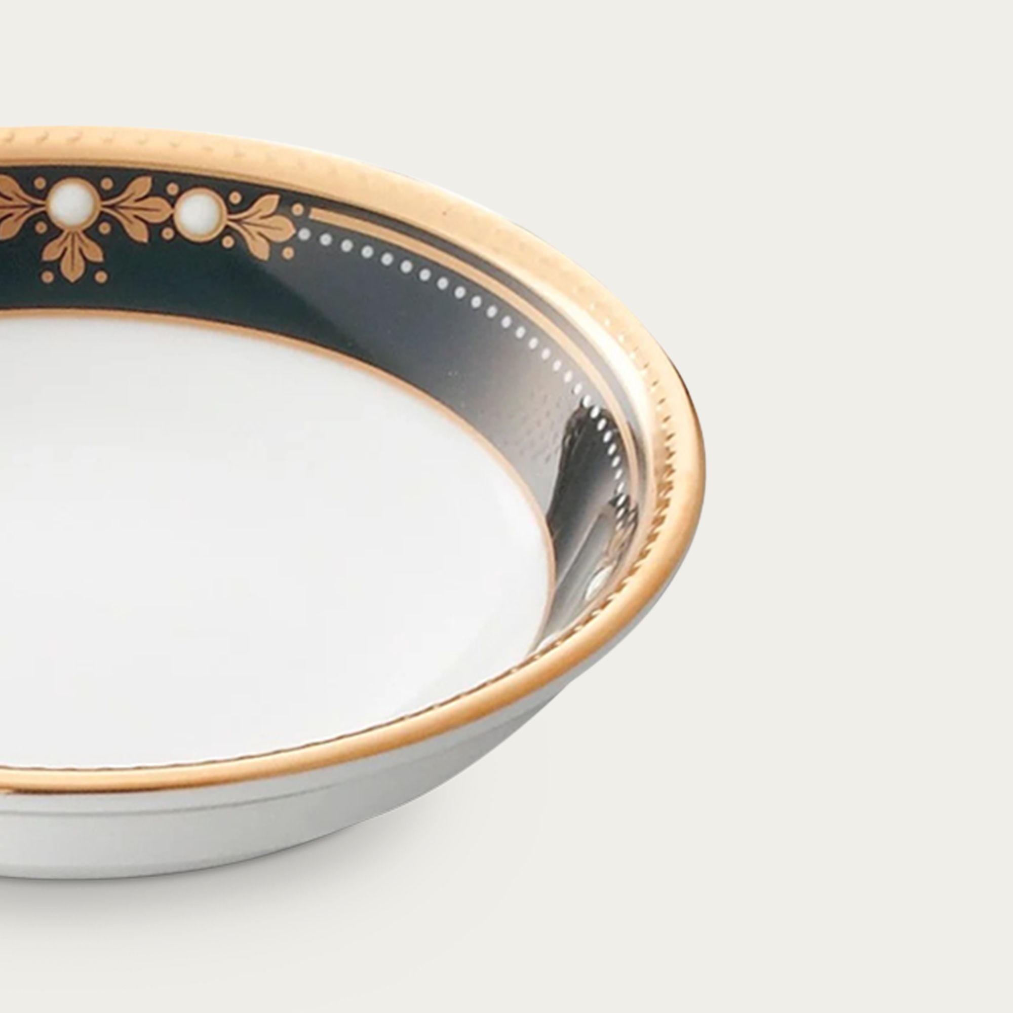 Đĩa tròn 9,5cm đựng nước chấm, gia vị sứ xương Nhật Bản | Noritake Evening Majesty 4818J - 59714