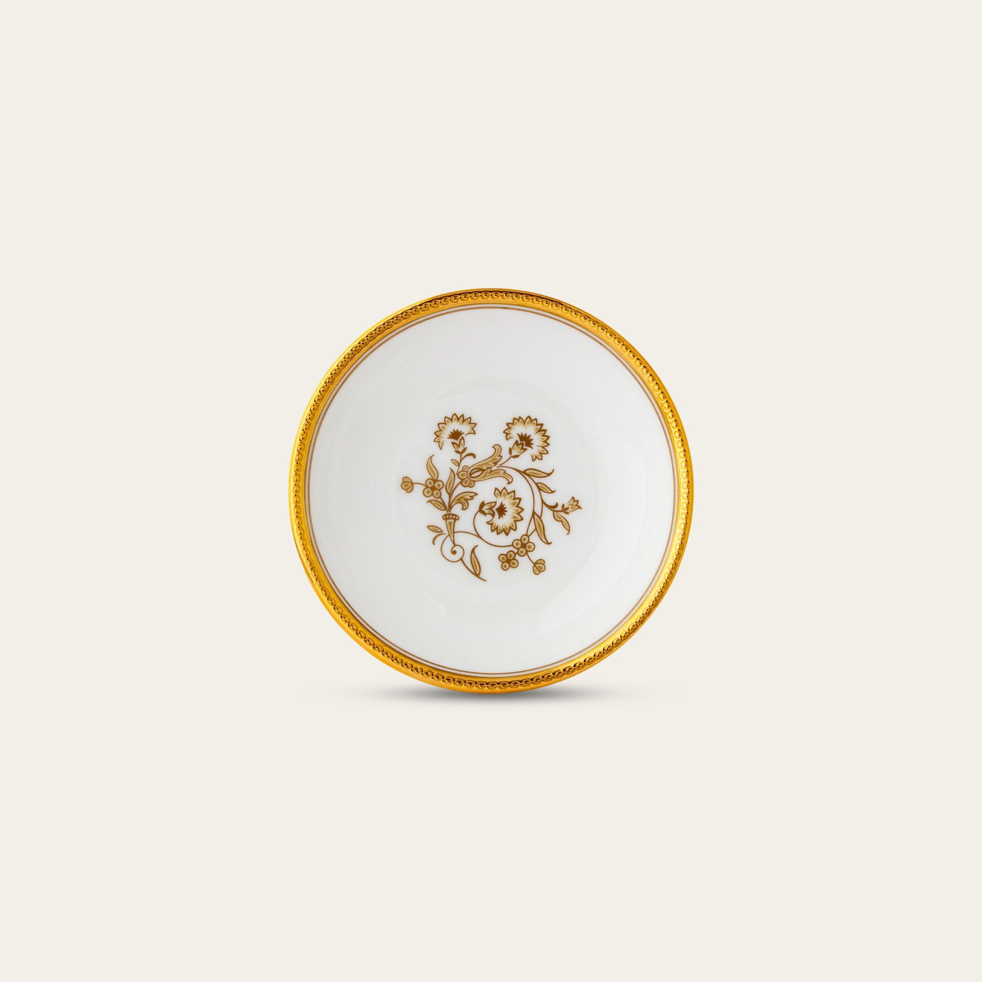 Đĩa tròn 9,7cm đựng nước chấm, gia vị sứ xương | Noritake Summit Gold 4912L - 59714A