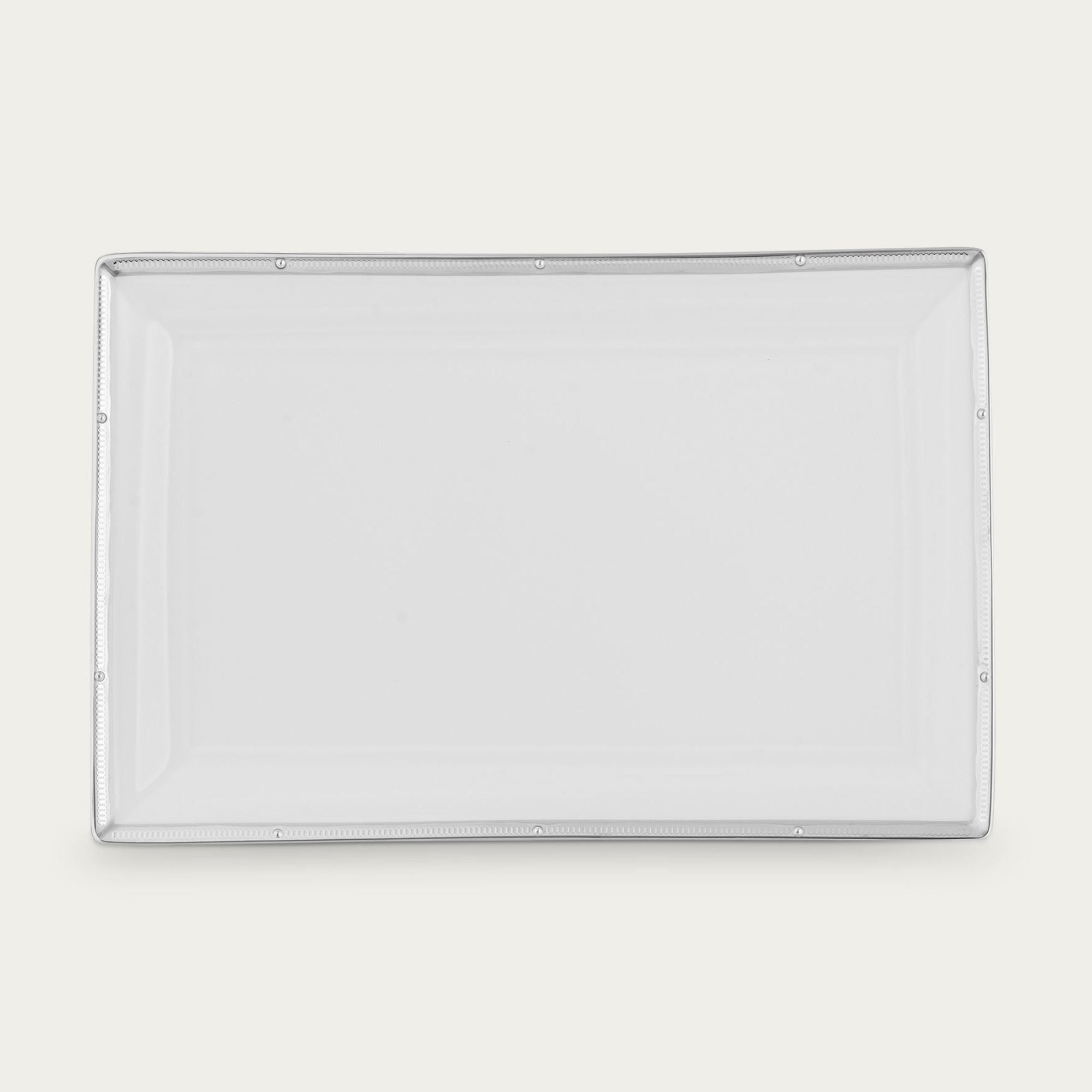 Đĩa hình chữ nhật dài 29,1cm sứ xương | Noritake Rochelle Platinum 4795L - 50985A