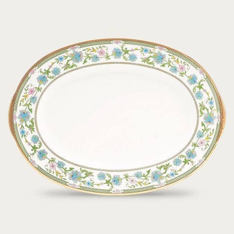  Đĩa Oval cỡ lớn (LG) dài 42,5cm sứ xương Nhật Bản | Noritake Yoshino 9983J - 59543 