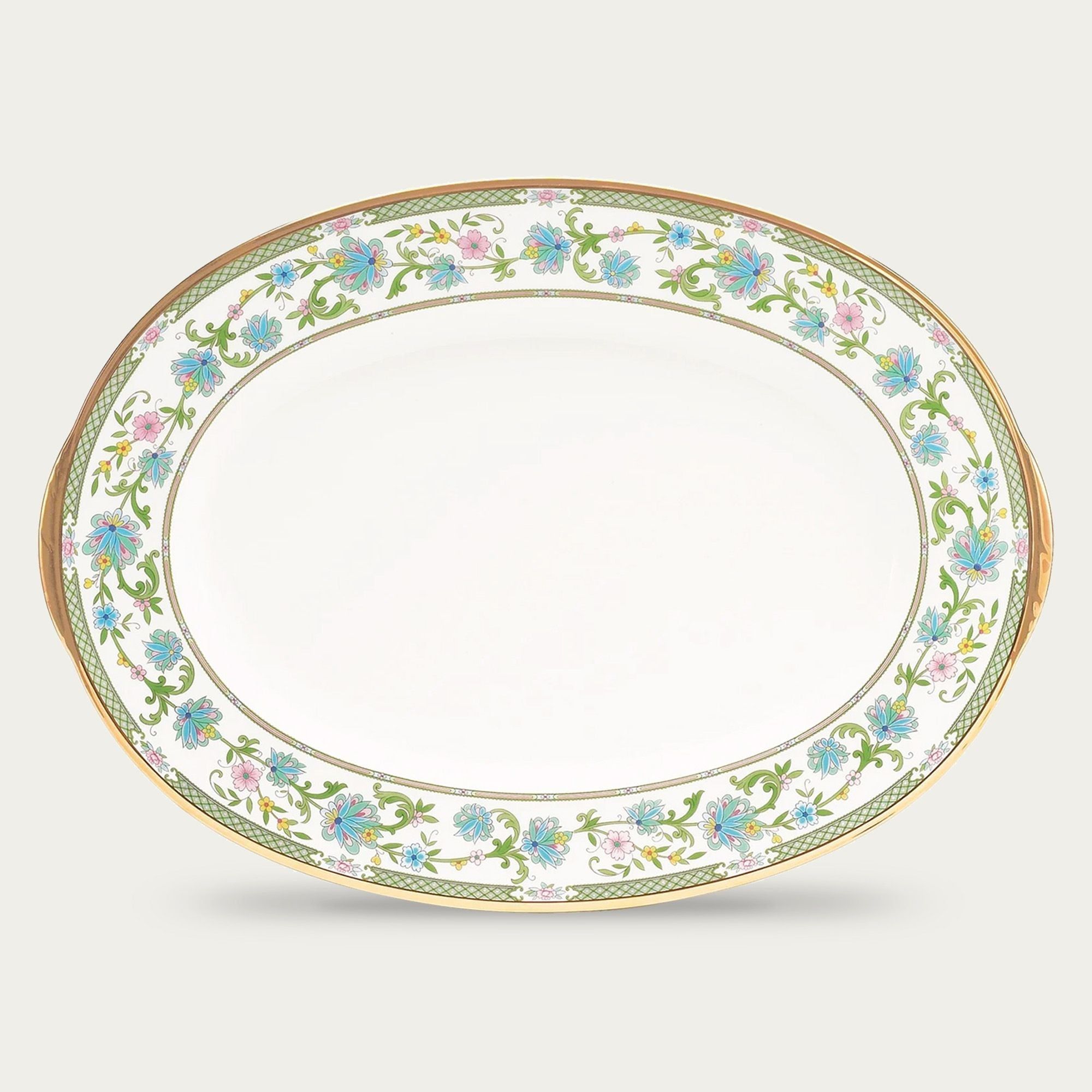 Đĩa Oval cỡ lớn (LG) dài 42,5cm sứ xương Nhật Bản | Noritake Yoshino 9983J - 59543
