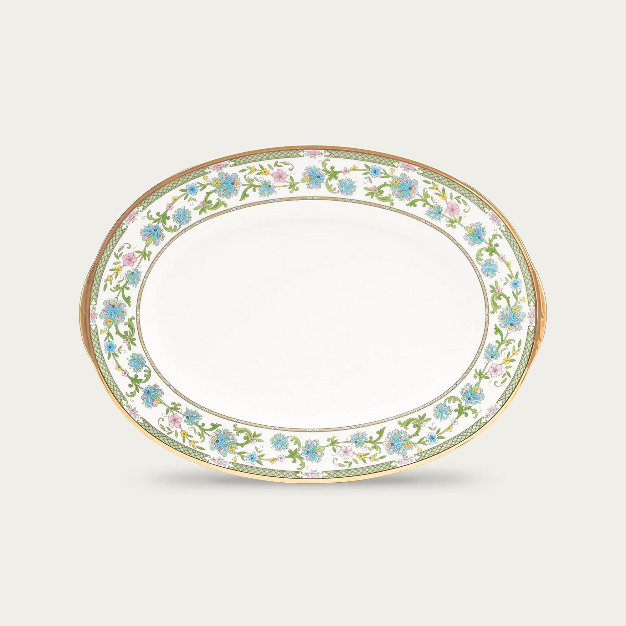 Đĩa Oval cỡ nhỏ (SM) dài 32cm sứ xương Nhật Bản | Noritake Yoshino 9983J - 59545