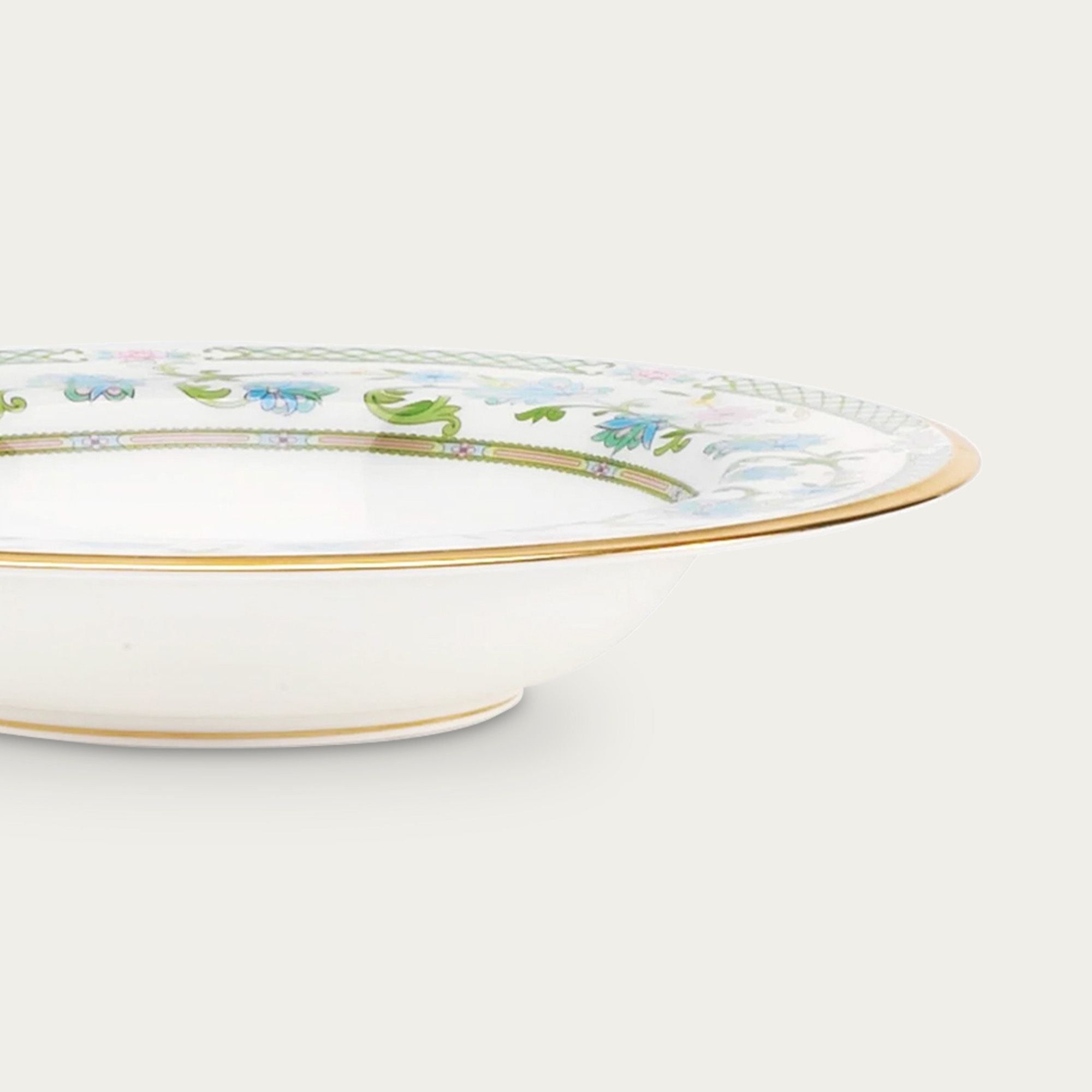 Đĩa sâu lòng 21,6cm dung tích 330ml sứ xương Nhật Bản | Noritake Yoshino 9983J - 59597