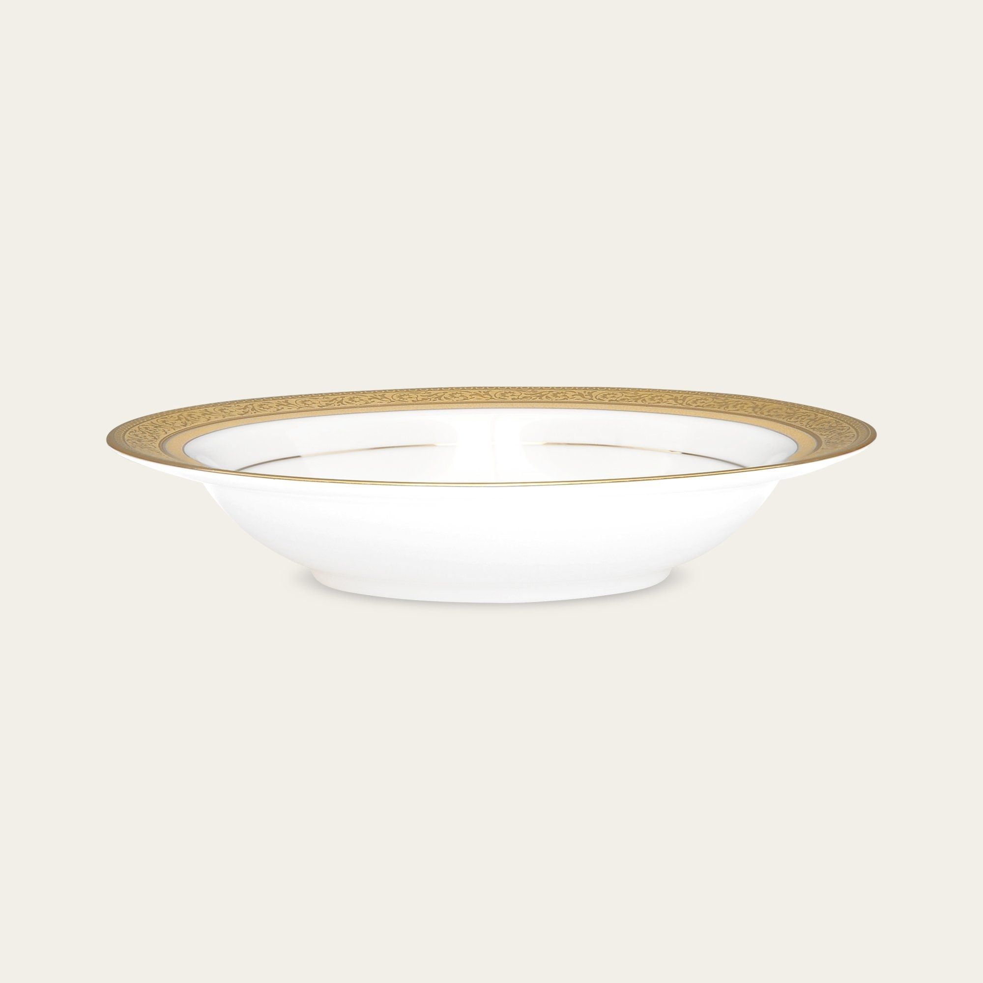 Đĩa sâu lòng 21,4cm dung tích 300ml sứ xương | Noritake Summit Gold 4912L - 97207