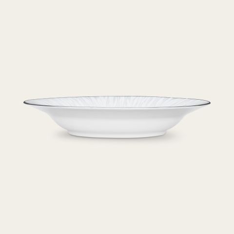  Đĩa sâu lòng 22,6cm dung tích 300ml sứ trắng | Noritake Glacier Platinum 1702L - 91398 