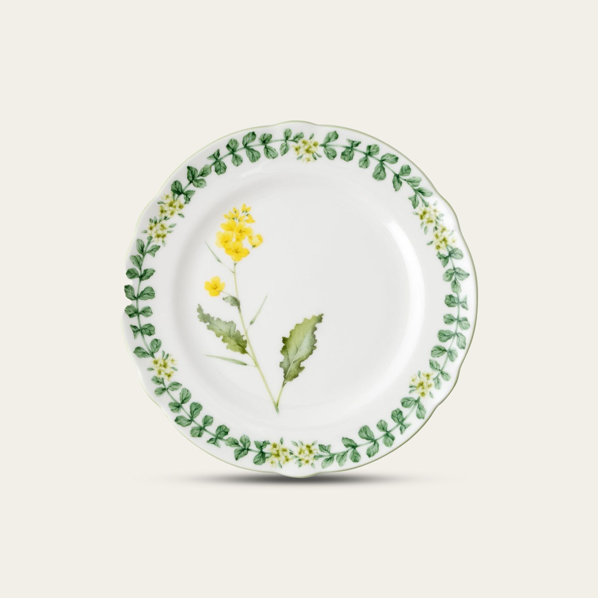 Đĩa tròn cỡ vừa đường kính 18,9cm sứ xương | Noritake English Herbs 4942L - 97815