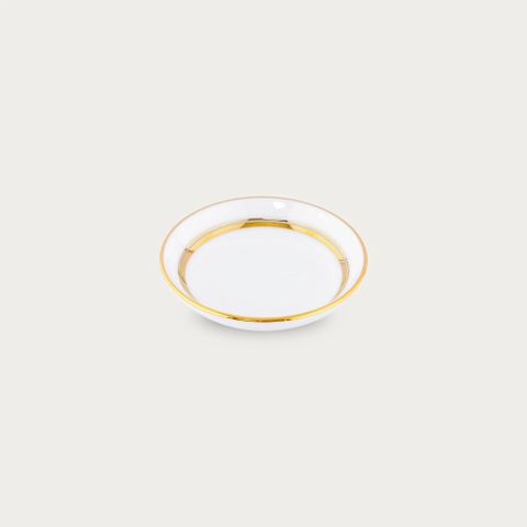  Đĩa tròn 9,8cm đựng nước chấm, gia vị sứ trắng | Noritake Gloria L553L - 91419 