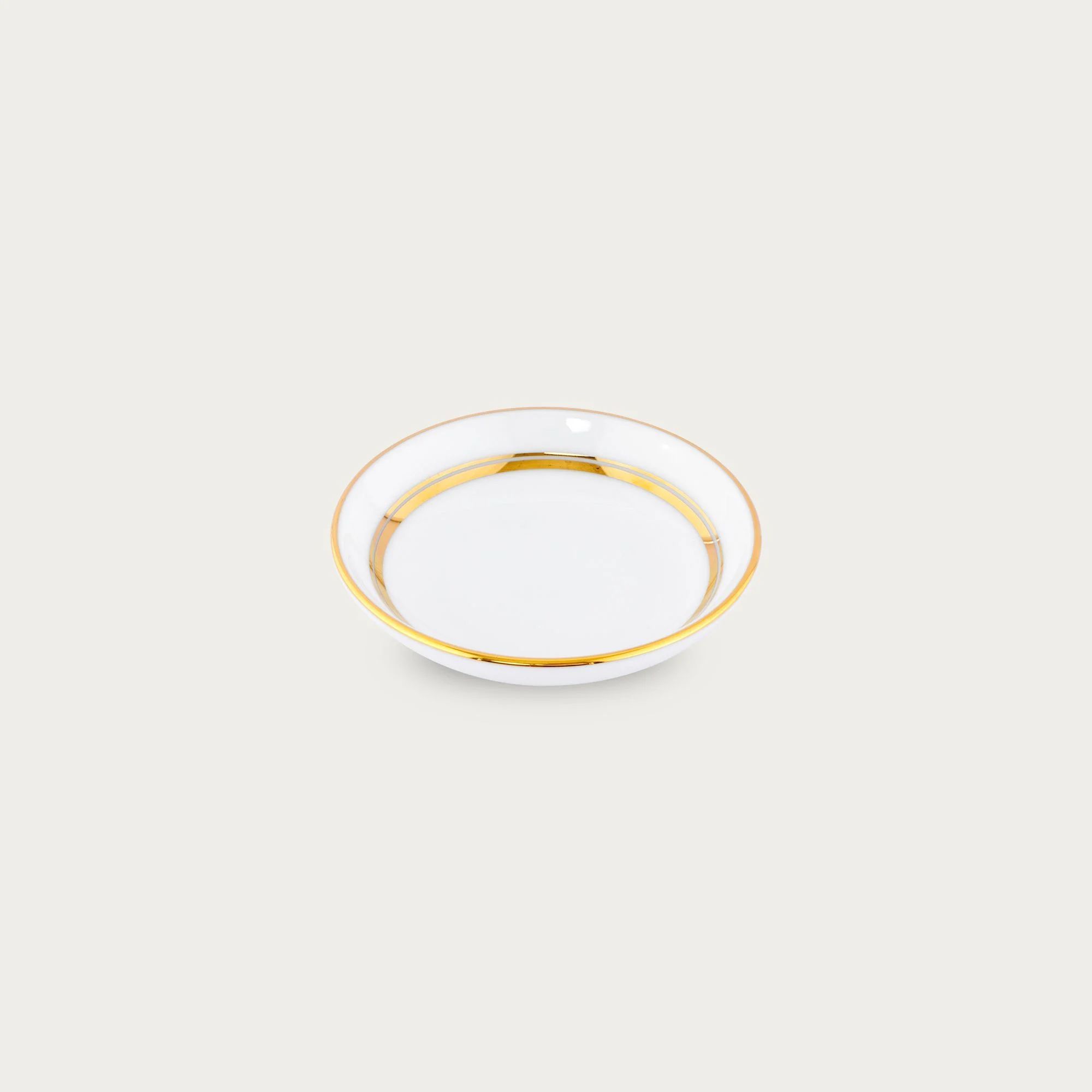 Đĩa tròn 9,8cm đựng nước chấm, gia vị sứ trắng | Noritake Gloria L553L - 91419