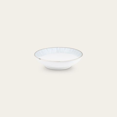  Đĩa tròn 9,8cm đựng nước chấm, gia vị sứ trắng | Noritake Glacier Platinum 1702L - 91419 