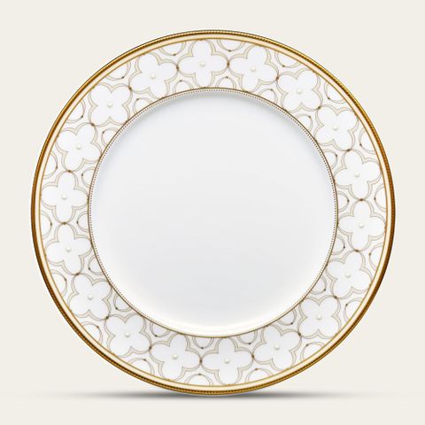  Đĩa tròn cỡ lớn đường kính 28,1cm sứ xương | Noritake Trefolio Gold 4945L - 97320 