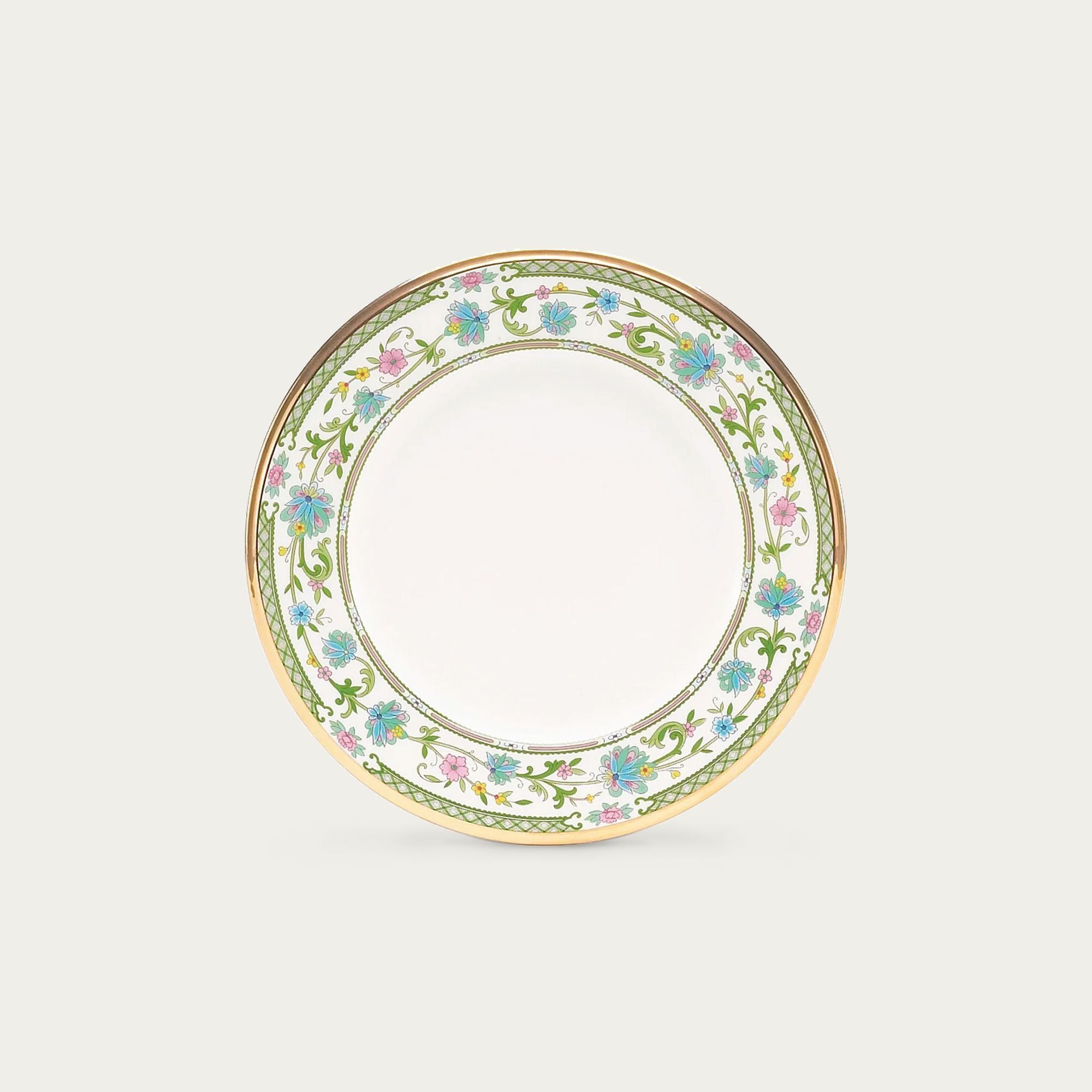 Đĩa tròn cỡ nhỏ đường kính 17,2cm lót bát (chén) cơm sứ xương Nhật Bản | Noritake Yoshino 9983J - 59512