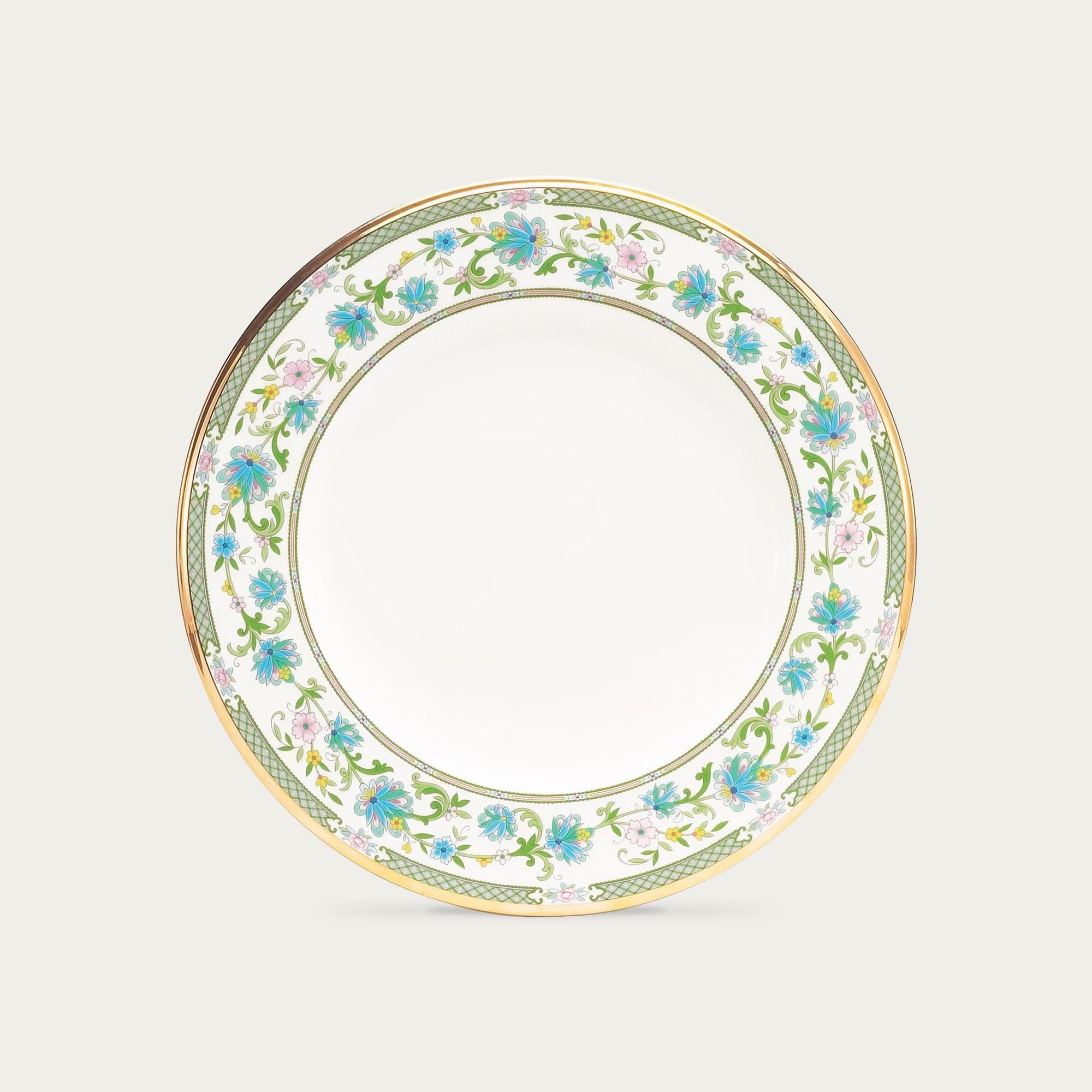 Đĩa tròn cỡ vừa đường kính 21,8cm sứ xương Nhật Bản | Noritake Yoshino 9983J - 59511