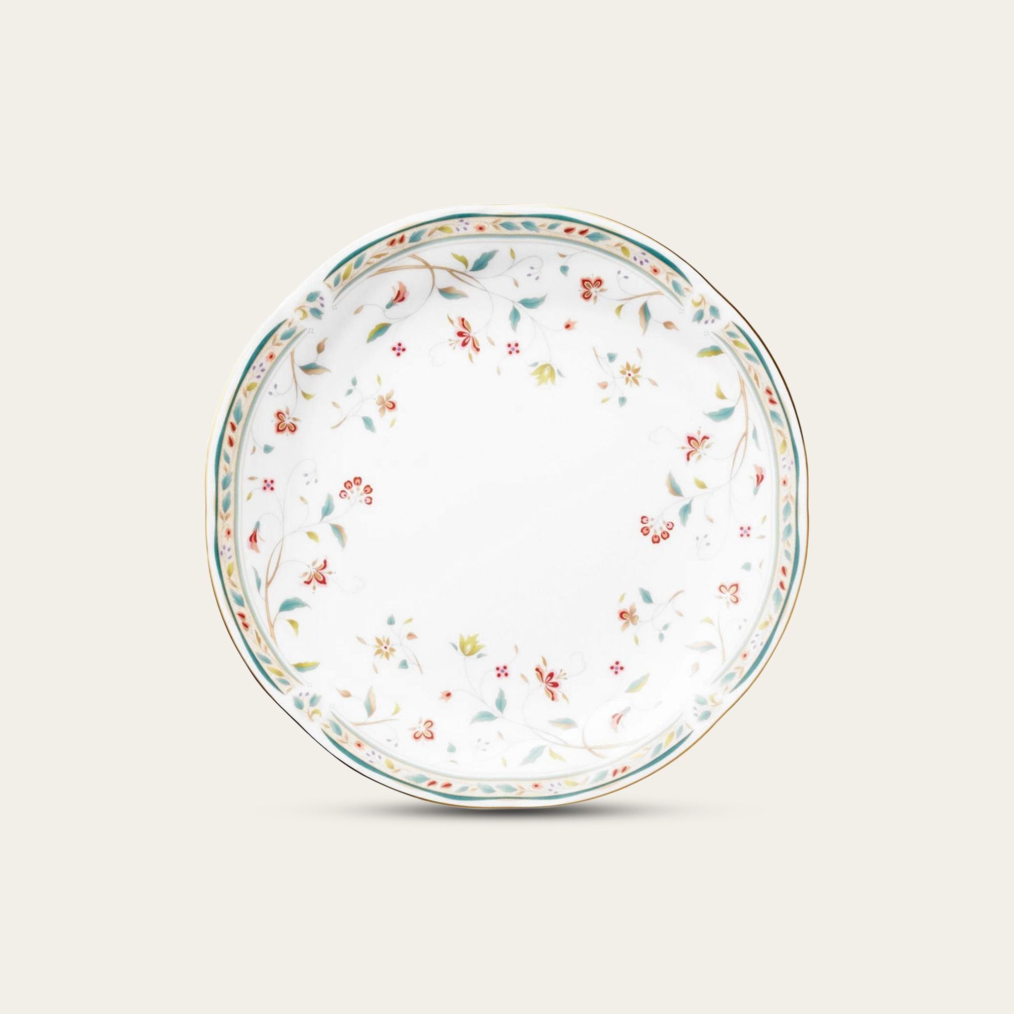 Đĩa tròn đường kính 18,5cm sứ xương | Noritake Hana Sarasa 4409L - 59315A