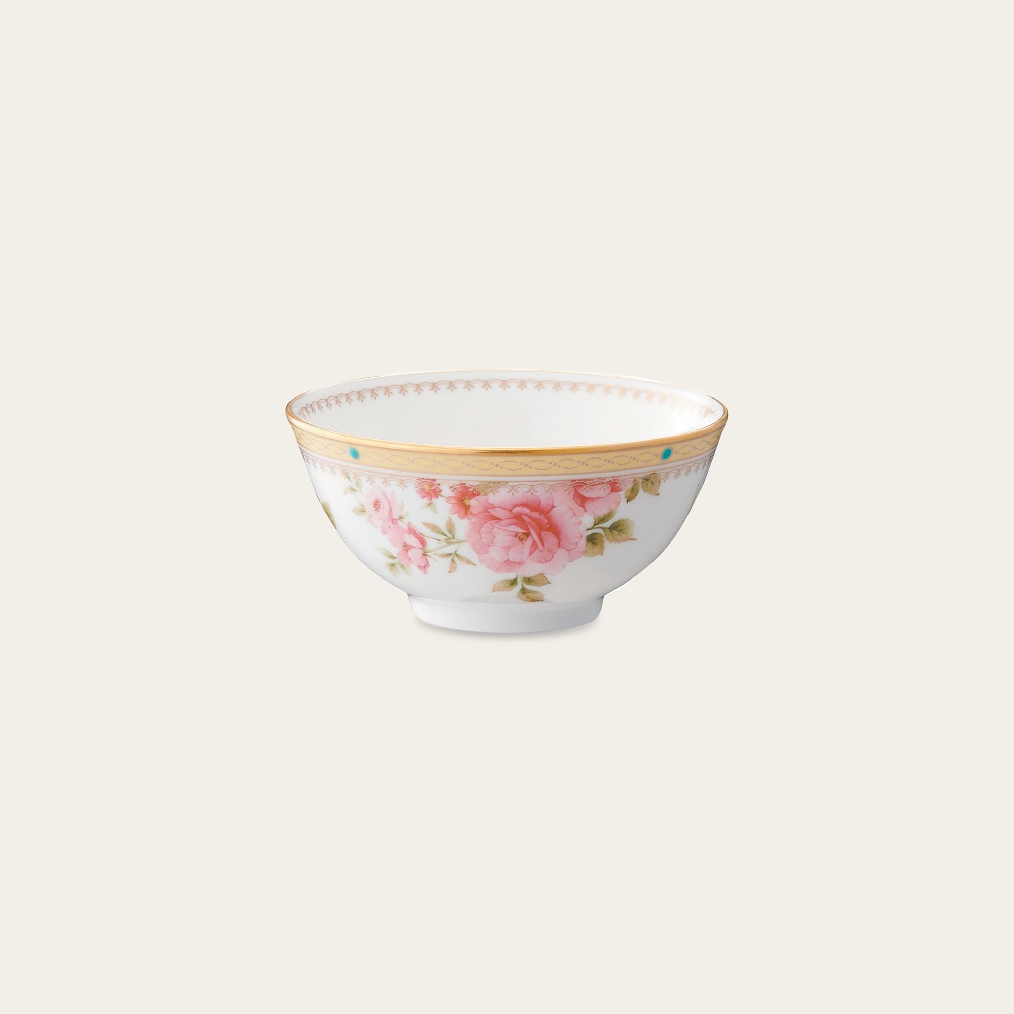 Bát (chén) 10,5cm dung tích 210ml đựng nước chấm, soup | Noritake Hertford 4861L - 50184A