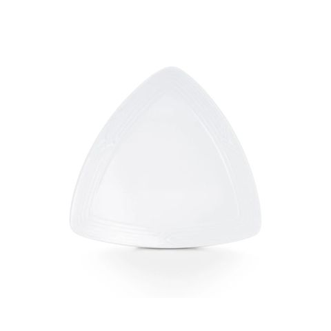 Đĩa hình tam giác 23cm sứ trắng | Noritake Arctic White 4000L - 91518 