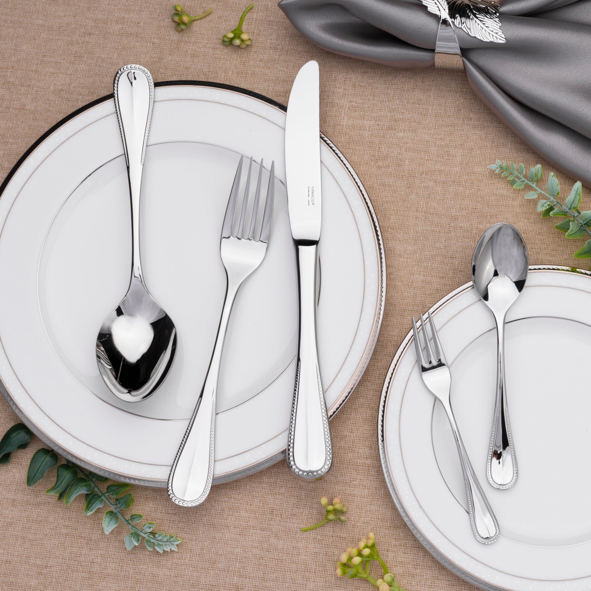 Bộ dao muỗng nĩa (dao thìa dĩa) 25 món dành cho 5 người | Yamaco Elegance ELS - 25