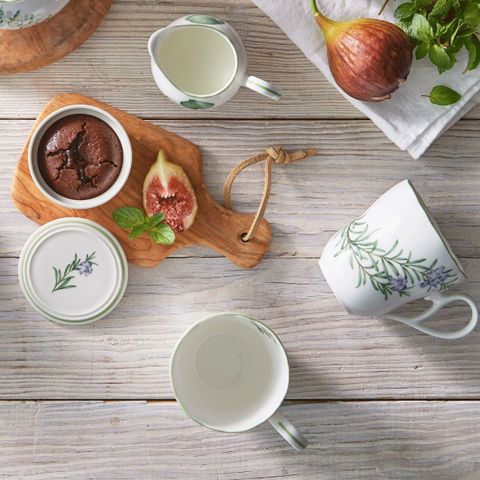  Cốc (ly) uống nước, cà phê dung tích 375ml sứ xương | Noritake English Herbs 4942L - T97855 